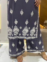 Load image into Gallery viewer, Chikankari Rayon Pallazo Set