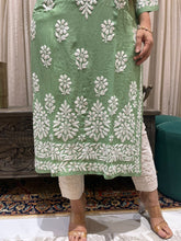 Load image into Gallery viewer, Chikankari Modal Kurti