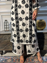 Load image into Gallery viewer, Chikankari Premium Modal Satin Pallazo Set