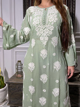 Load image into Gallery viewer, Chikankari Georgette Kurti