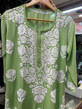 Load image into Gallery viewer, Chikankari Modal Kurti