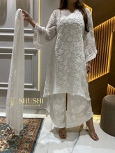 Load image into Gallery viewer, Chikankari Pure Viscose Crepe Set