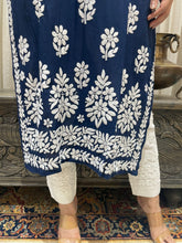 Load image into Gallery viewer, Chikankari Modal Kurti