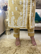 Load image into Gallery viewer, Nude Yellow Pant Set