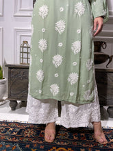 Load image into Gallery viewer, Chikankari Georgette Kurti
