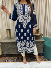 Load image into Gallery viewer, Chikankari Modal Kurti
