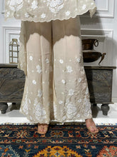 Load image into Gallery viewer, Chikankari Silk Crepe Pallazo Set
