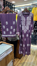 Load image into Gallery viewer, Chikankari Modal Pallazo Set
