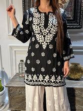 Load image into Gallery viewer, Chikankari Modal short Kurti
