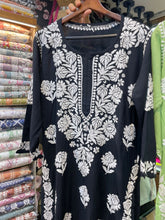 Load image into Gallery viewer, Chikankari Modal Kurti
