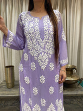 Load image into Gallery viewer, Chikankari Modal Kurti
