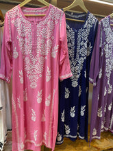 Load image into Gallery viewer, Pink Ryon Kurti
