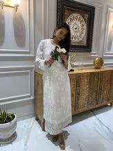 Load image into Gallery viewer, Chikankari Muslin Palazzo Set
