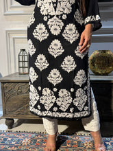 Load image into Gallery viewer, Chikankari Modal Cotton Kurti
