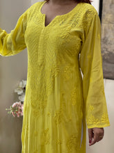 Load image into Gallery viewer, Haseena Mustard Yellow Kurti - Khushi Fashion Hub
