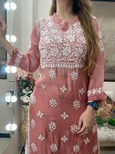 Load image into Gallery viewer, Nude Red Kurti
